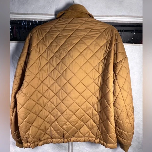 Uniqlo PUFFTECH Blouson (Warm Padded) Corduroy Collar like new condition Size M - Picture 3 of 8